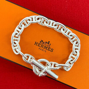 HERMES エルメス シェーヌダンクル MM 18コマ ブレスレット