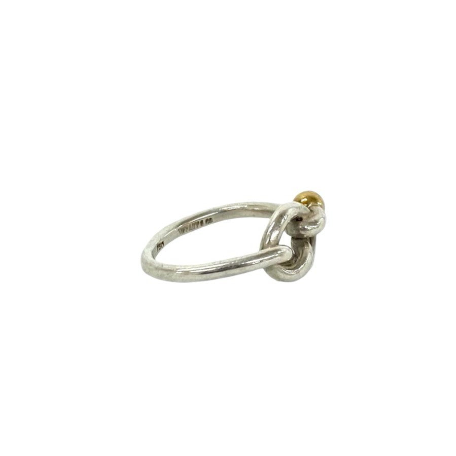 TIFFANY&Co. ティファニー (Vintage) ラブノット リング 指輪 6号 925 K18 750YG 5