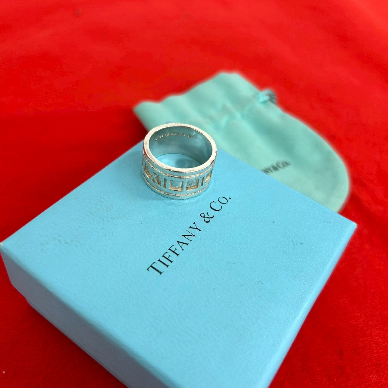 TIFFANY&Co. ティファニー (Vintage) アトラス ワイド リング 指輪