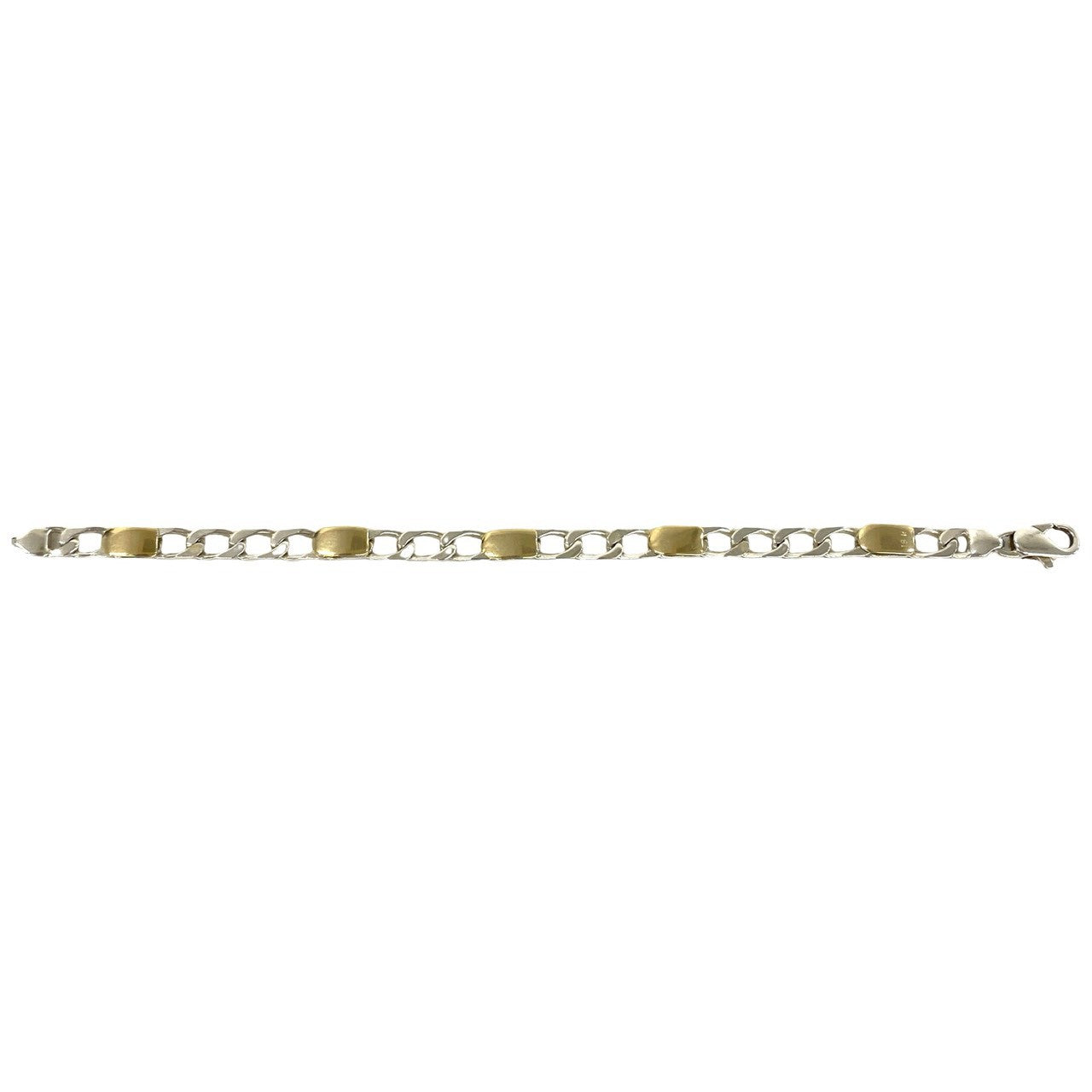 TIFFANY&Co. ティファニー (Vintage) フィガロ チェーン ブレスレット 925 K18 750YG 5