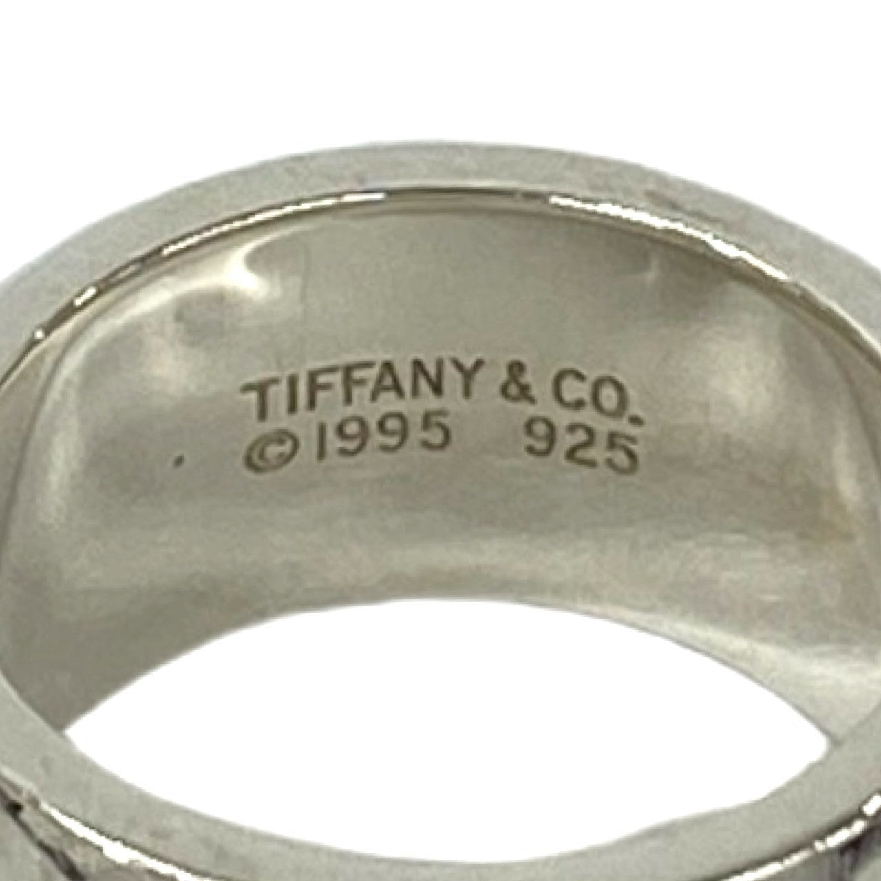 TIFFANY&Co. ティファニー (Vintage) グルーブド ダブルライン リング 指輪 3