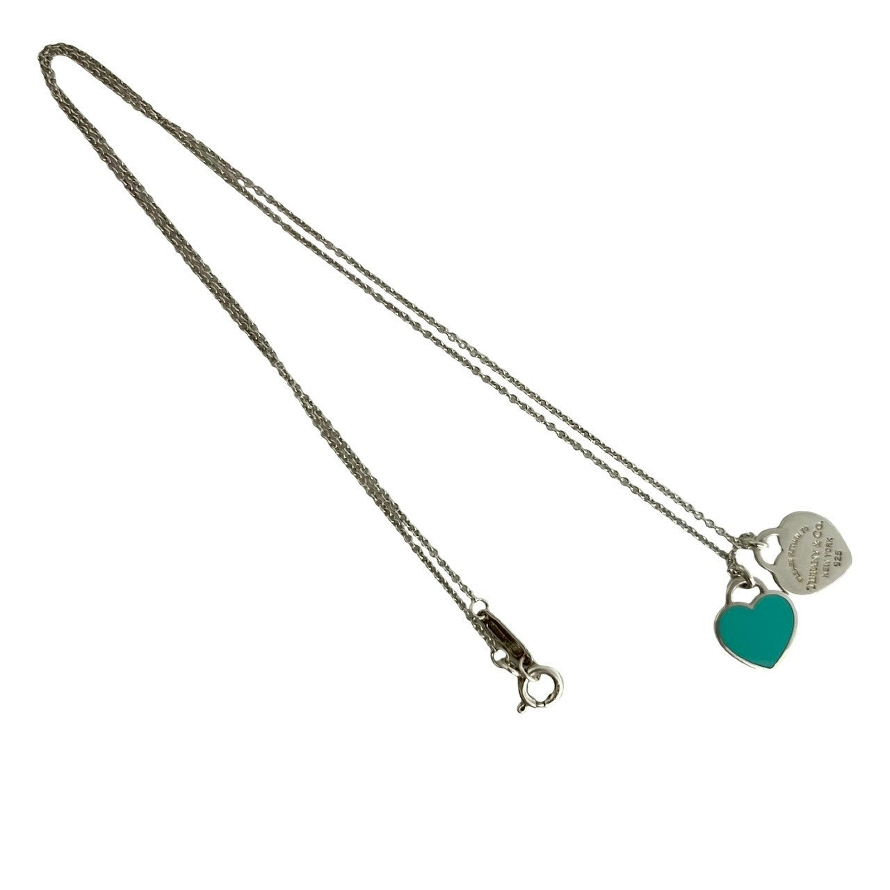 TIFFANY&Co. ティファニー リターントゥ ダブルハート ブルー ネックレス 4