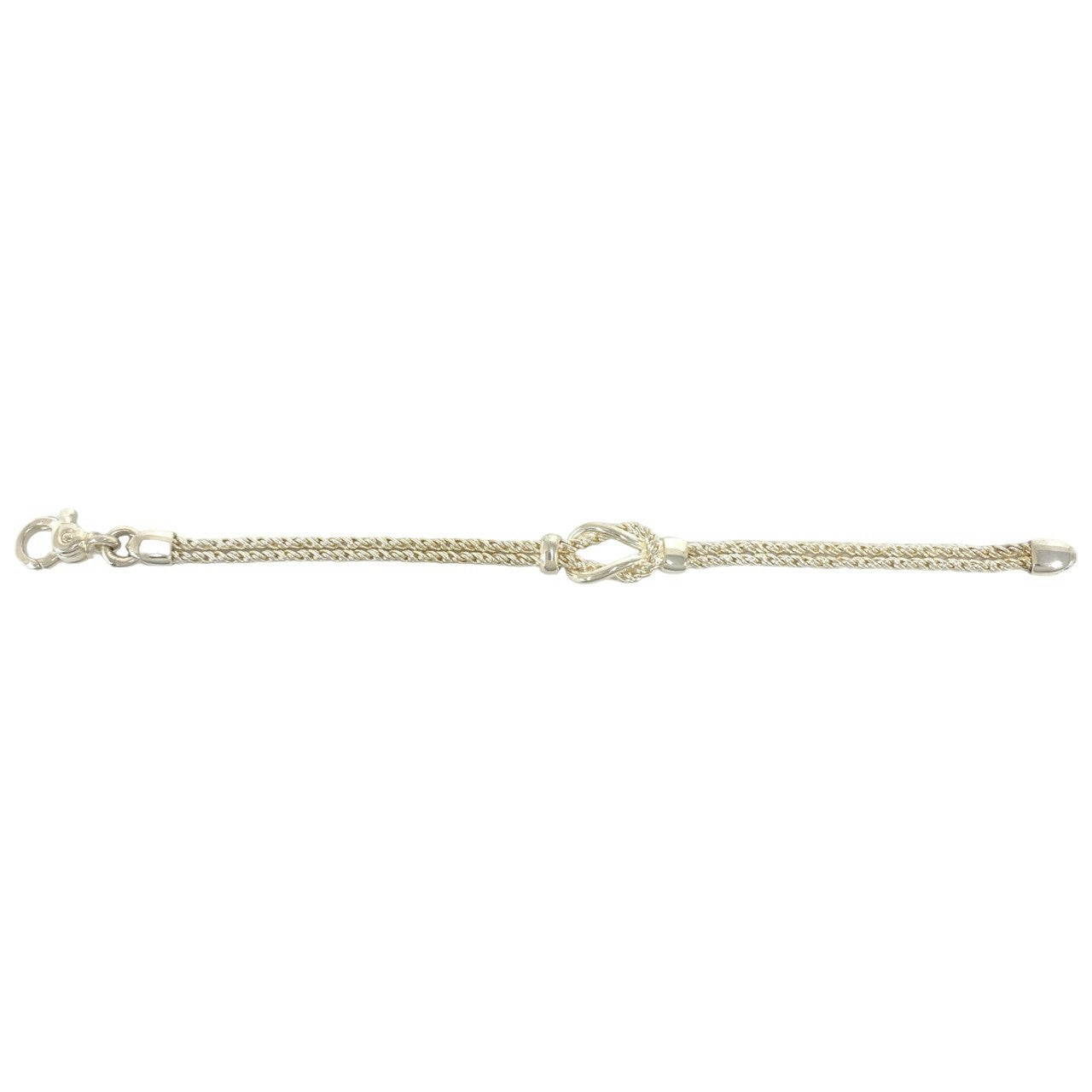 TIFFANY&Co. ティファニー (Vintage) ダブルロープ センターノット ブレスレット 5