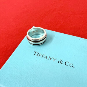 TIFFANY&Co. ティファニー (Vintage) グルーブド ダブルライン リング 指輪