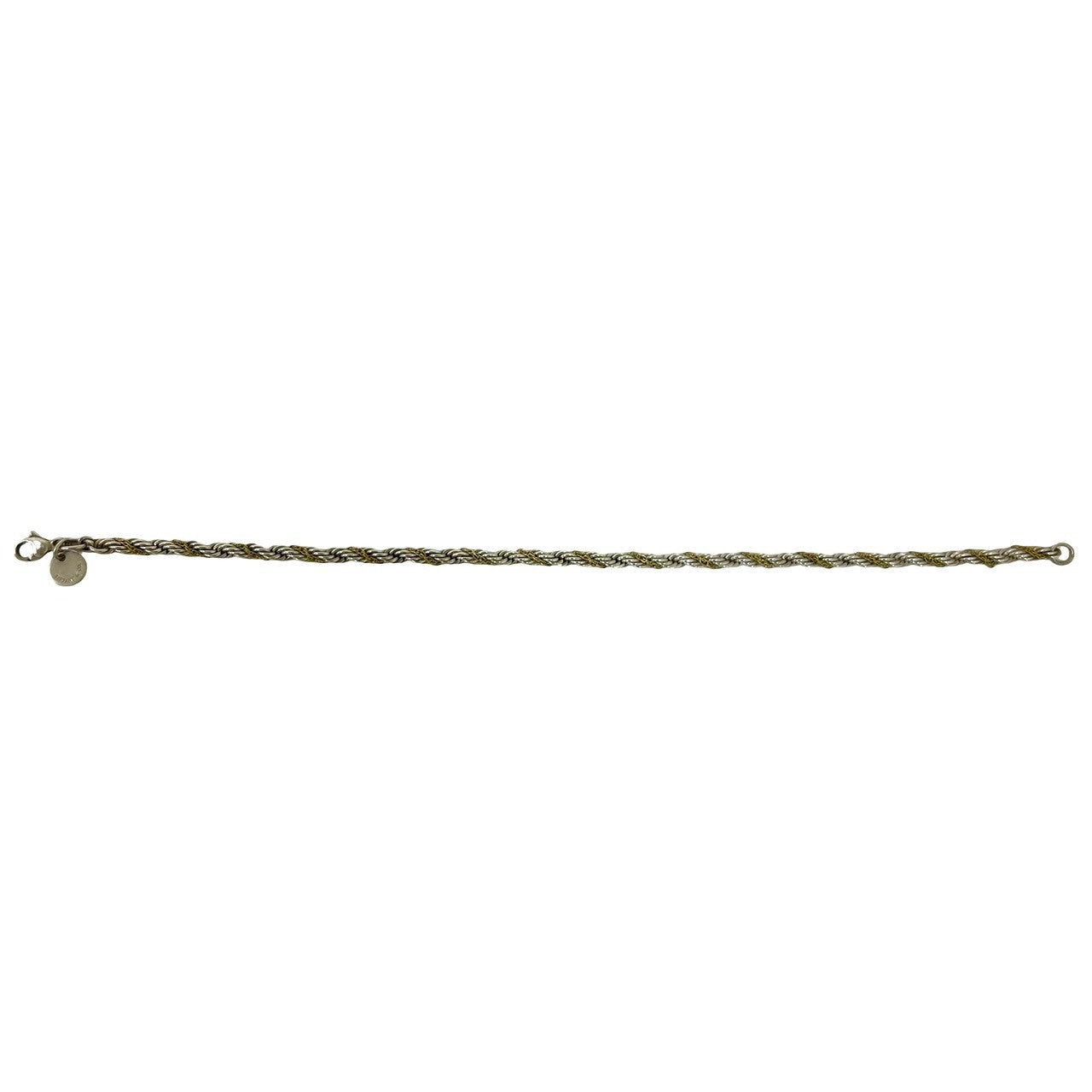 TIFFANY&Co. ティファニー (Vintage) ツイストロープ ブレスレット 925 K18 750YG 5