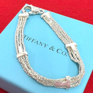 TIFFANY&Co. ティファニー (Vintage) Tロープ チェーン ブレスレット