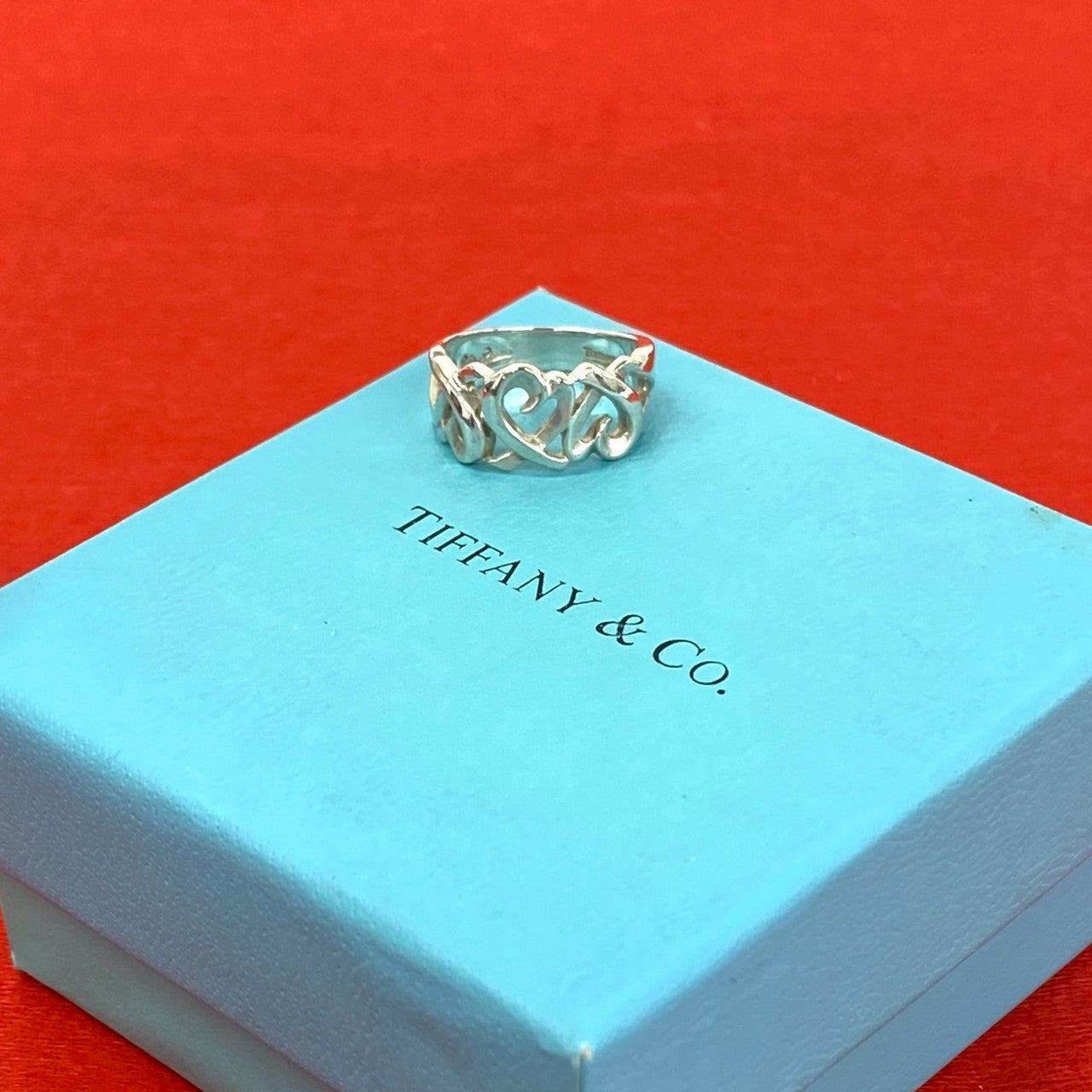 TIFFANY&Co. ティファニー トリプルラビングハート リング 指輪