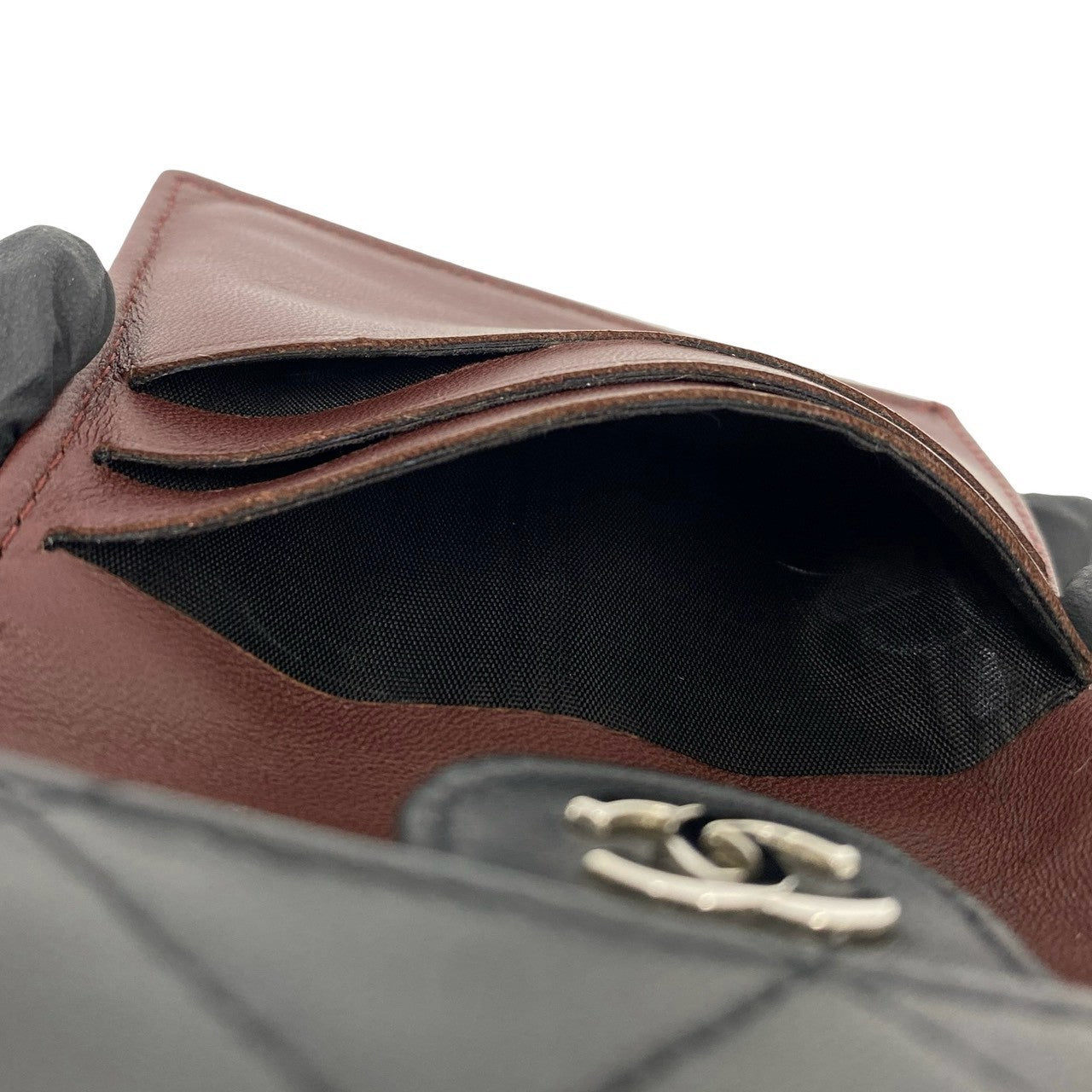 CHANEL シャネル 三つ折り財布 9