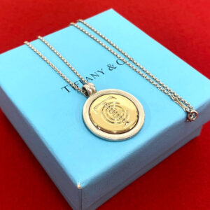 TIFFANY&Co. ティファニー (Vintage) コイン ネックレス コイン 925 K18 750YG