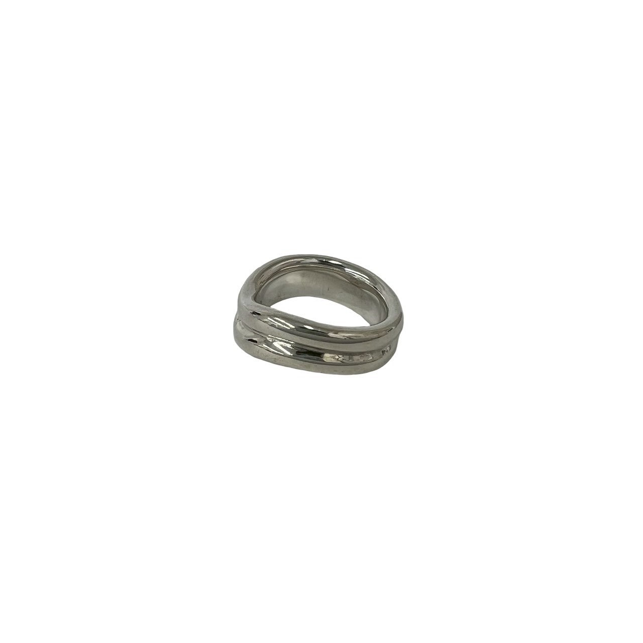 TIFFANY&Co. ティファニー (Vintage) ダブル カーブ ド リング 指輪 5