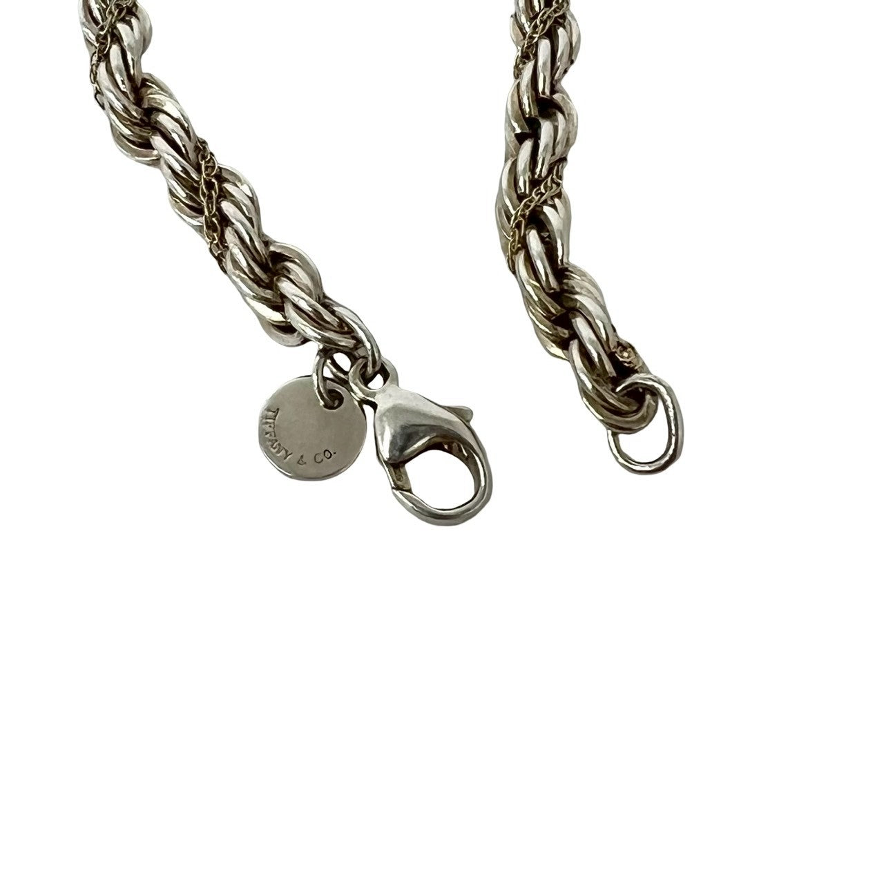 TIFFANY&Co. ティファニー (Vintage) ツイストロープ ブレスレット シルバー925 K18 750YG 4