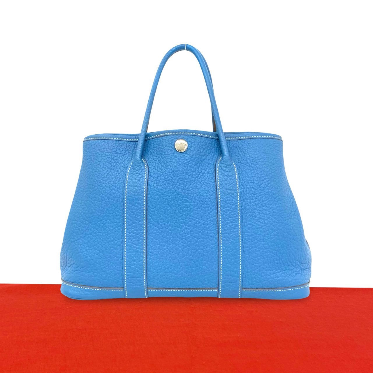 HERMES エルメス ガーデンパーティ ハンドバッグ ブッフル