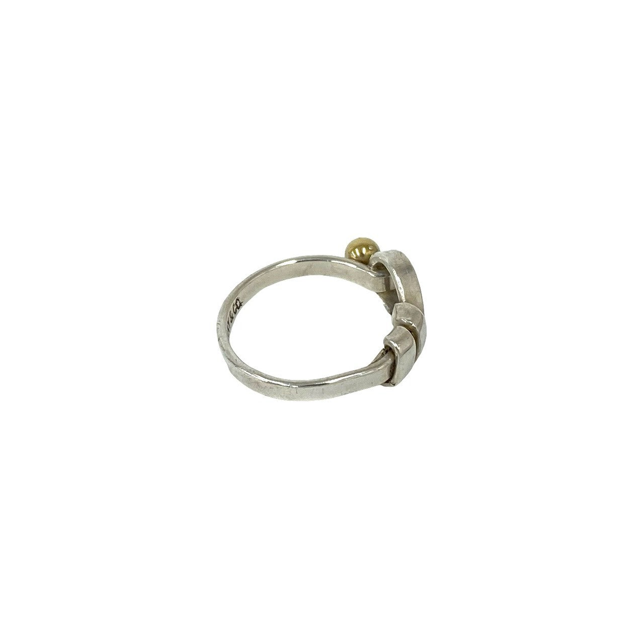 TIFFANY&Co. ティファニー (Vintage) フック&アイ ラブノット リング 指輪 925 K18 750YG 5
