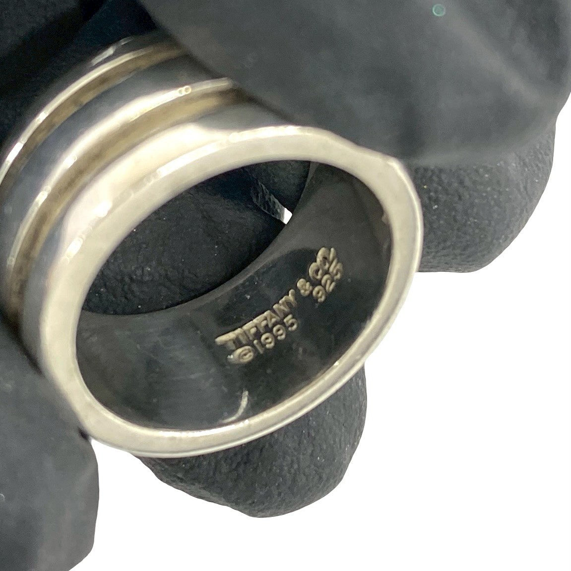 TIFFANY&Co. ティファニー (Vintage) グルーブド ダブルライン リング 指輪 3