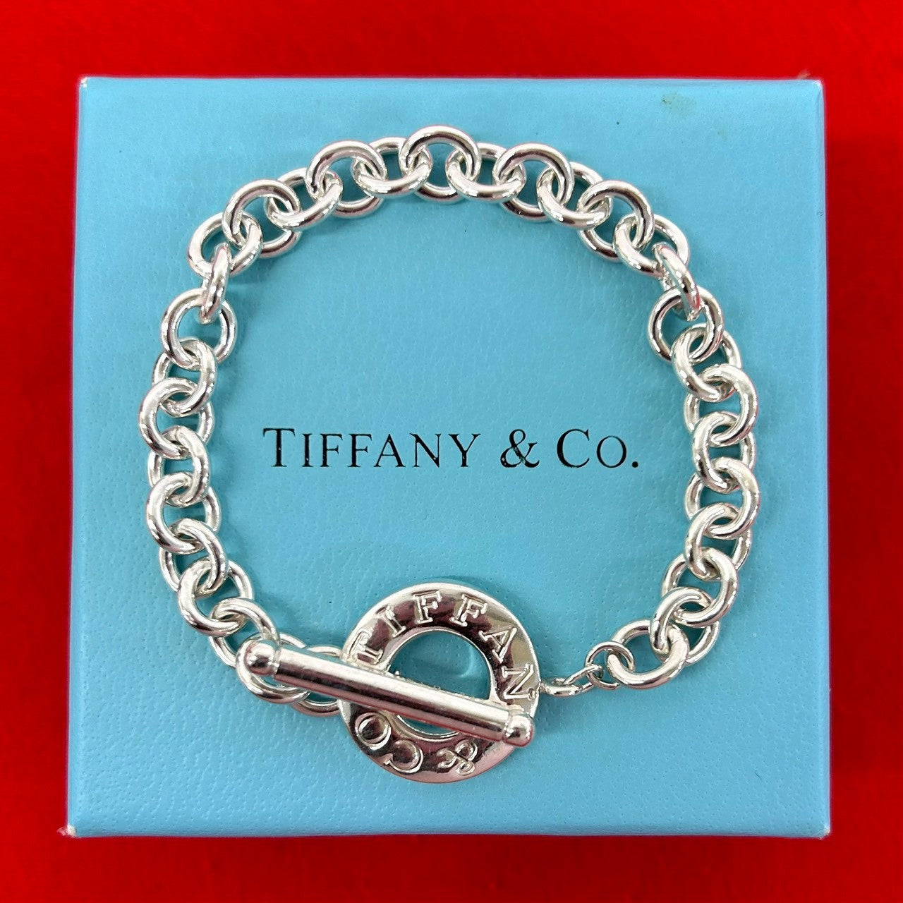 TIFFANY&Co. ティファニー サークルタグ トグル ブレスレット