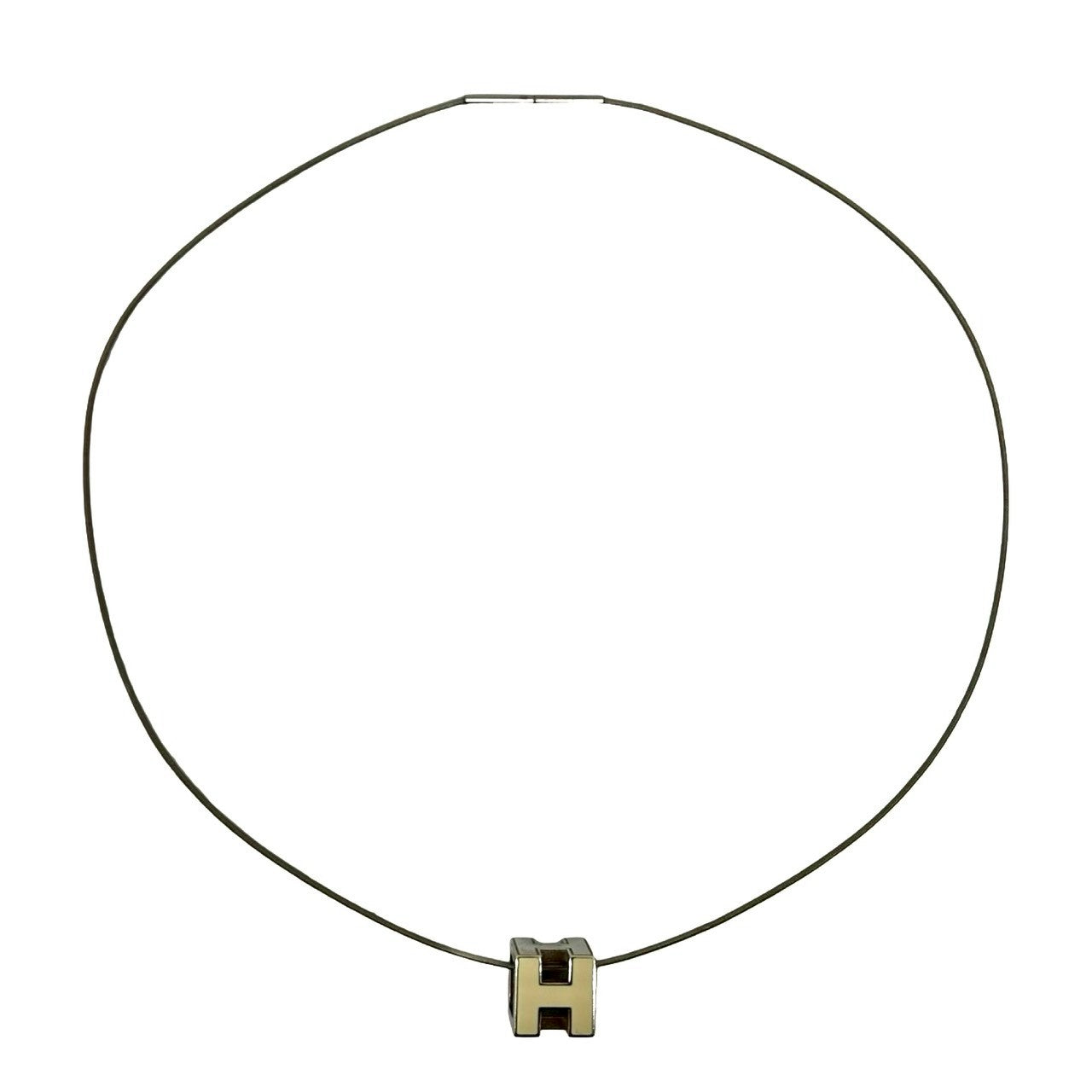 HERMES エルメス カージュドアッシュ Hキューブ ネックレス 6