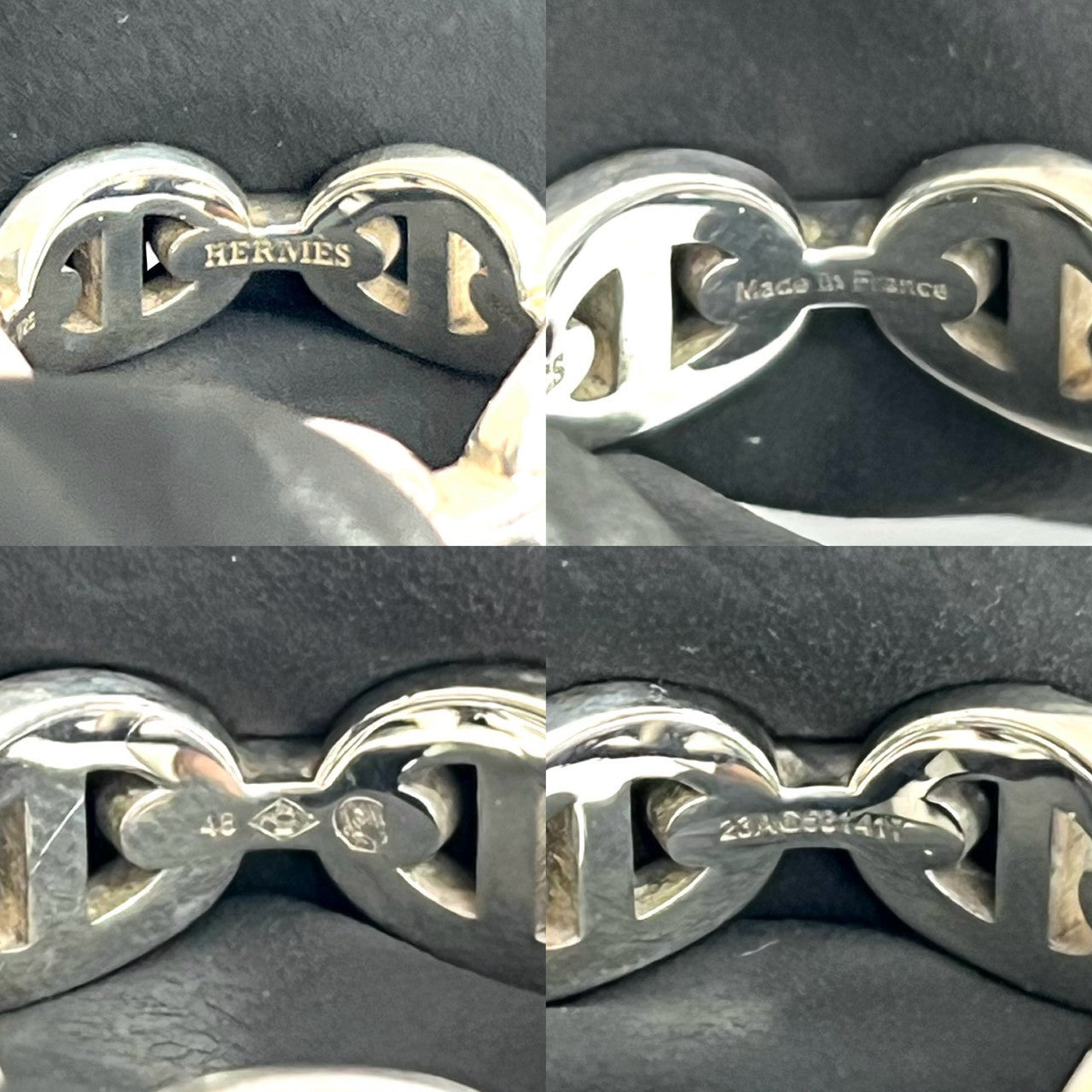 HERMES エルメス アンシェネ リング 指輪 2