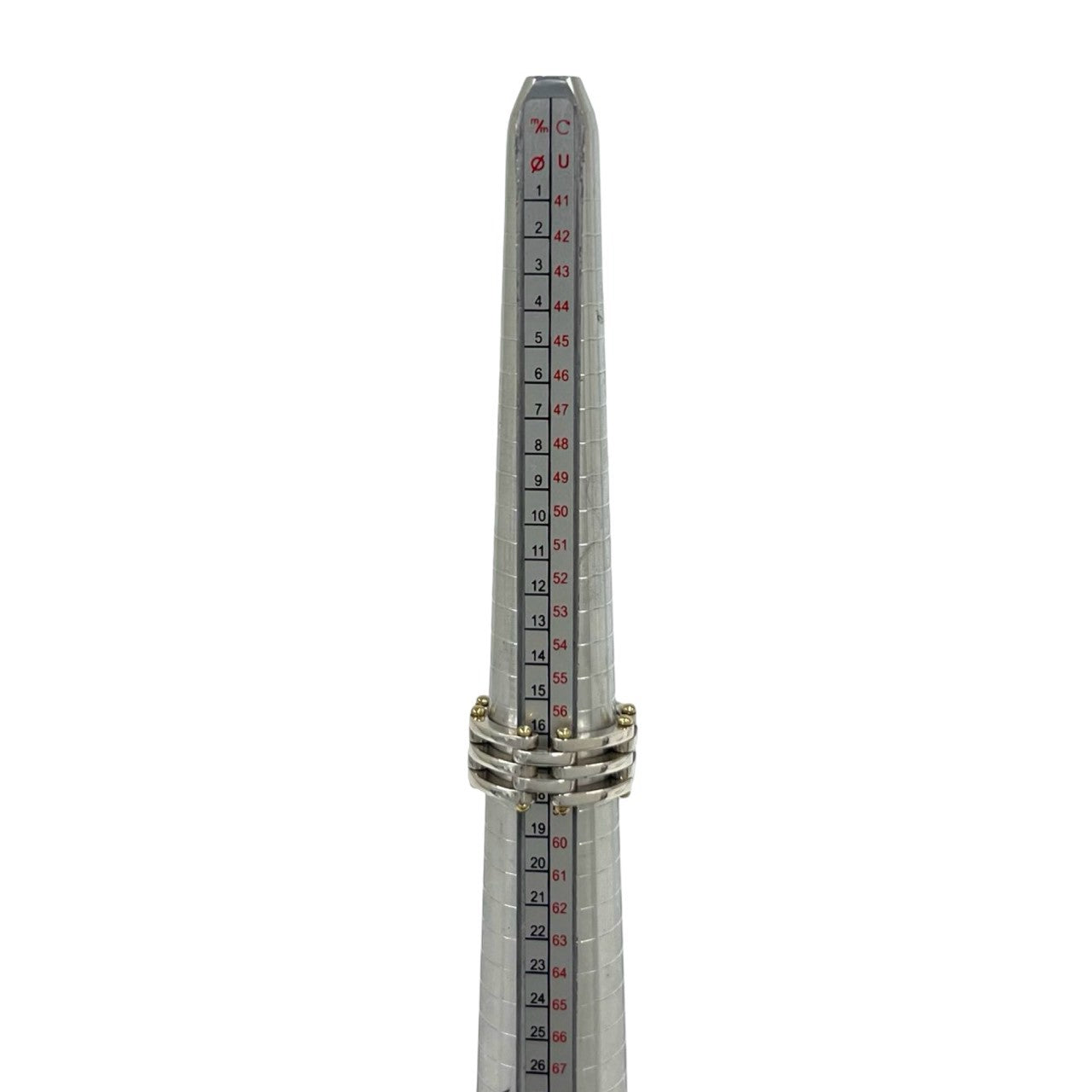 TIFFANY&Co. ティファニー (Vintage) ゲート リング 指輪 17号 925 K18 750YG 7