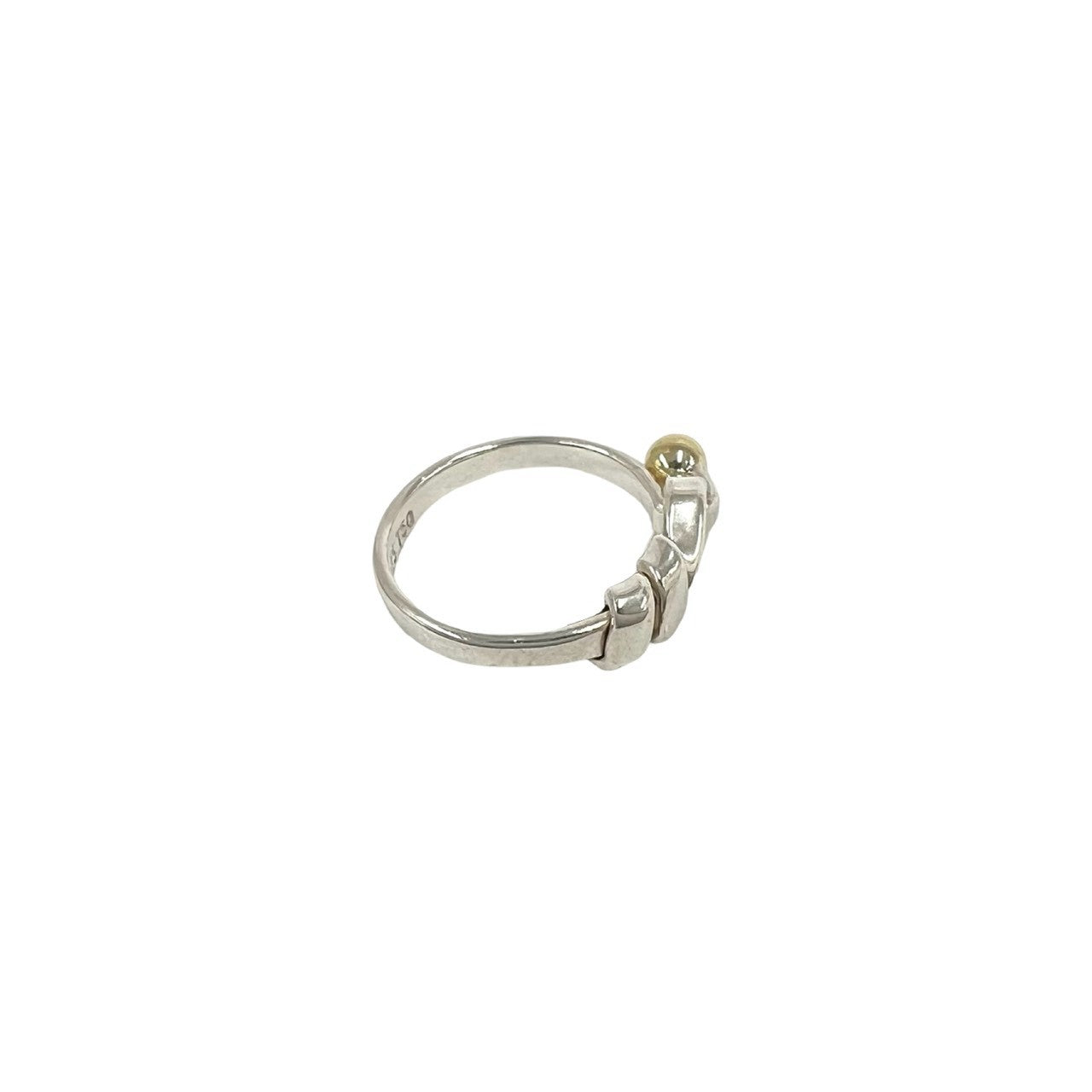 TIFFANY&Co. ティファニー (Vintage) フック&アイ リング 825 K18 750YG 指輪 8号 5