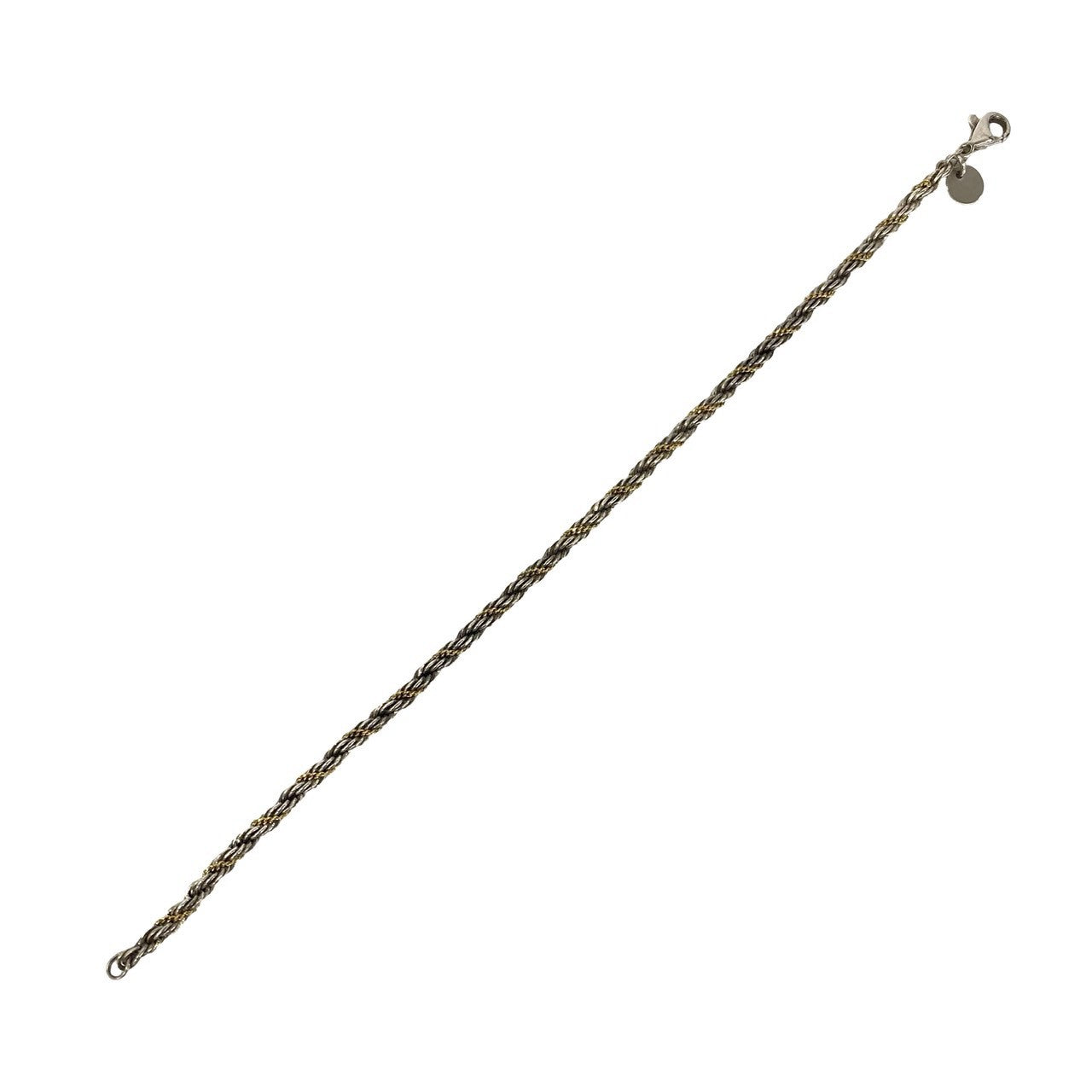 TIFFANY&Co. ティファニー (Vintage) ツイスト ロープ ブレスレット 925 K18 750YG 5
