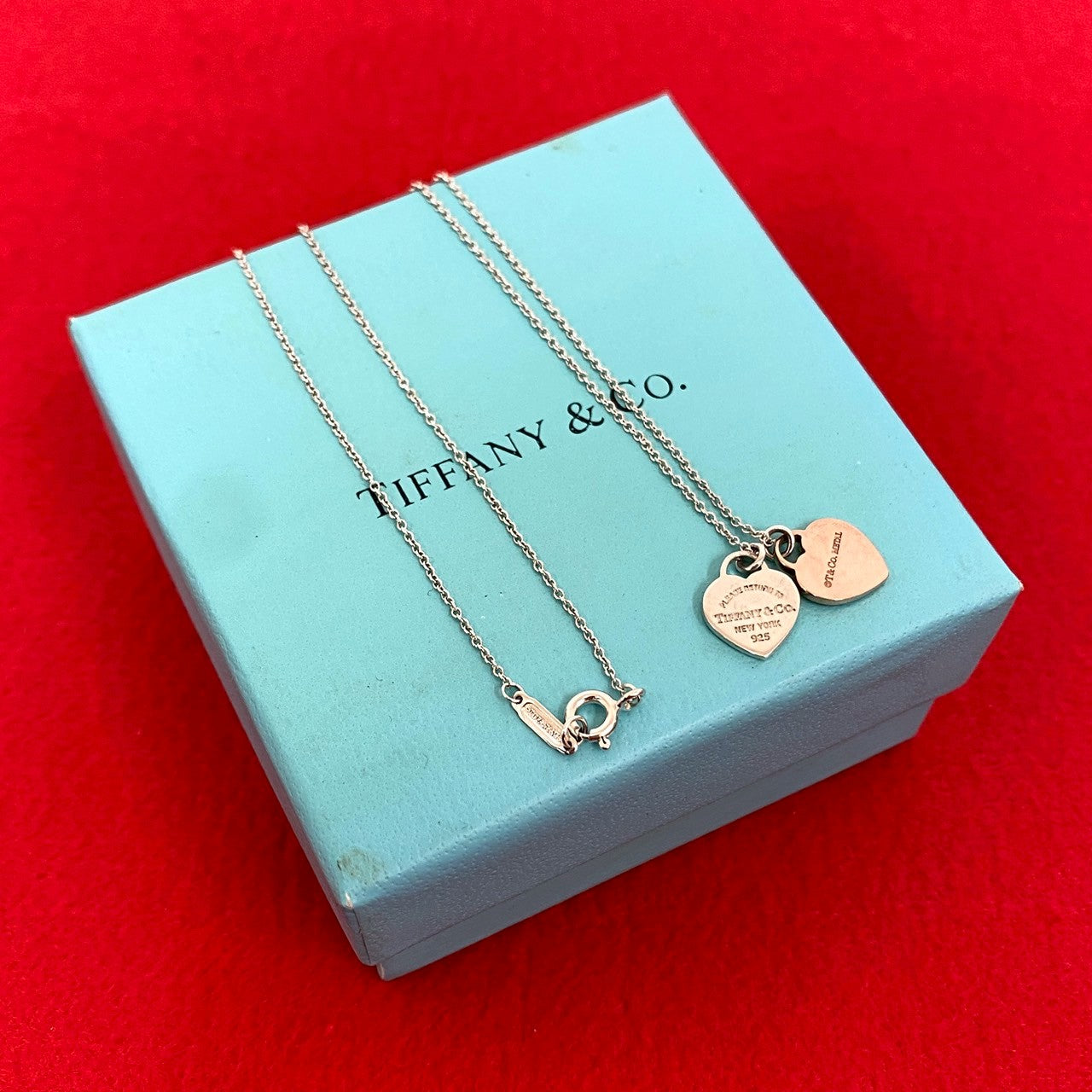 TIFFANY&Co. ティファニー リターントゥ ダブルハート ネックレス