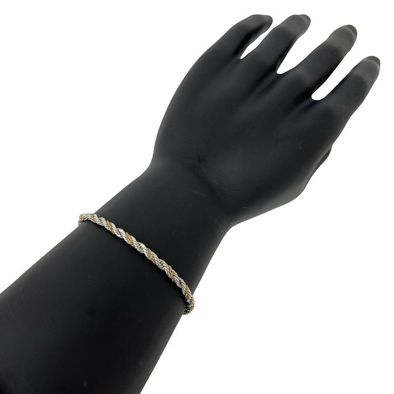 TIFFANY&Co. ティファニー (Vintage) ツイストロープ ブレスレット 925 K18 750YG 2