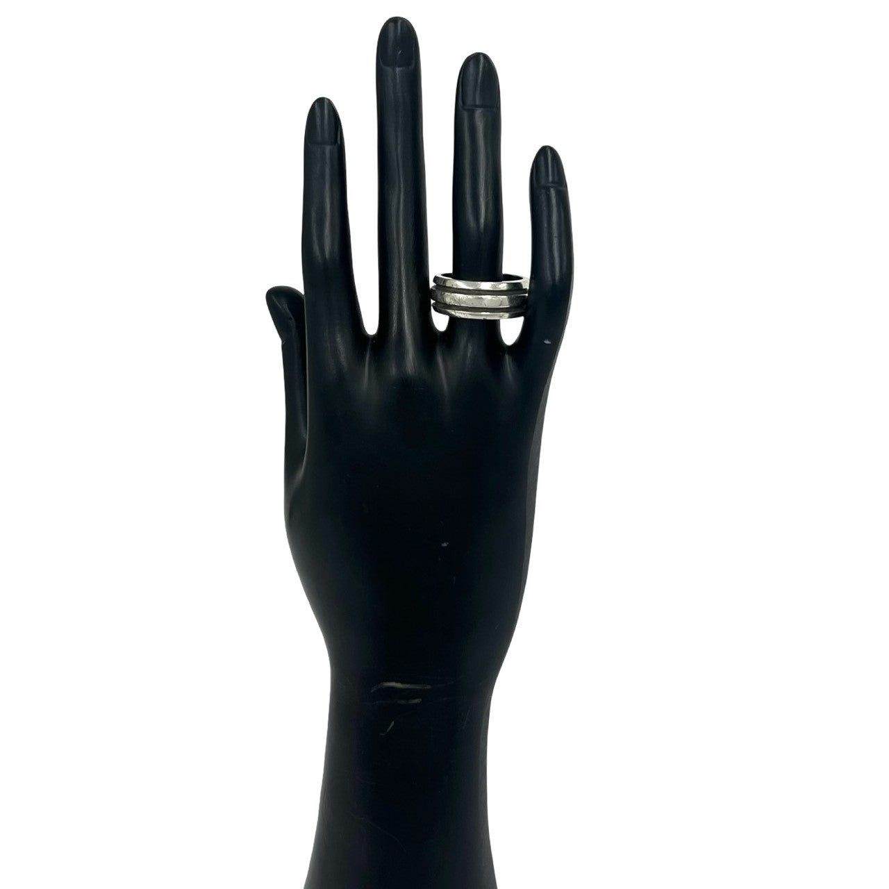TIFFANY&Co. ティファニー (Vintage) グルーブド ダブルライン リング 指輪 2