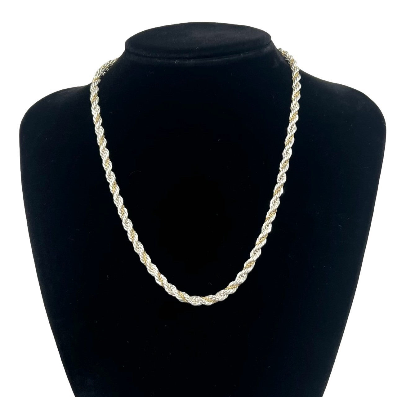 TIFFANY&Co. ティファニー ツイストロープ チェーン ネックレス 925 K18 750YG 2