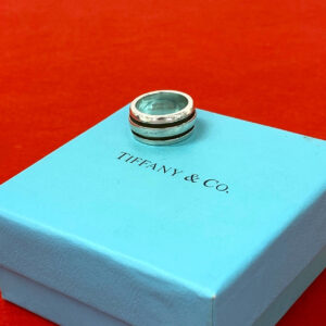 TIFFANY&Co. ティファニー (Vintage) グルーブド ダブルライン リング 指輪