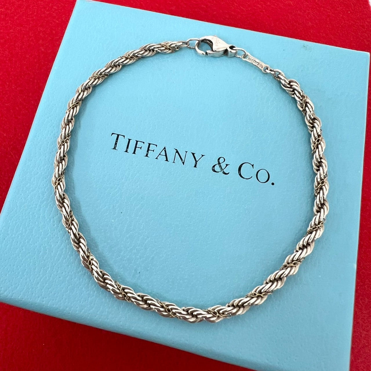 TIFFANY&Co. ティファニー (Vintage) ツイストロープ ブレスレット 925 K18 750YG