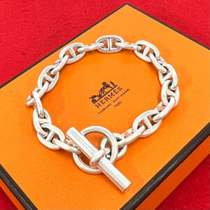 HERMES エルメス シェーヌダンクル MM 18コマ ブレスレット