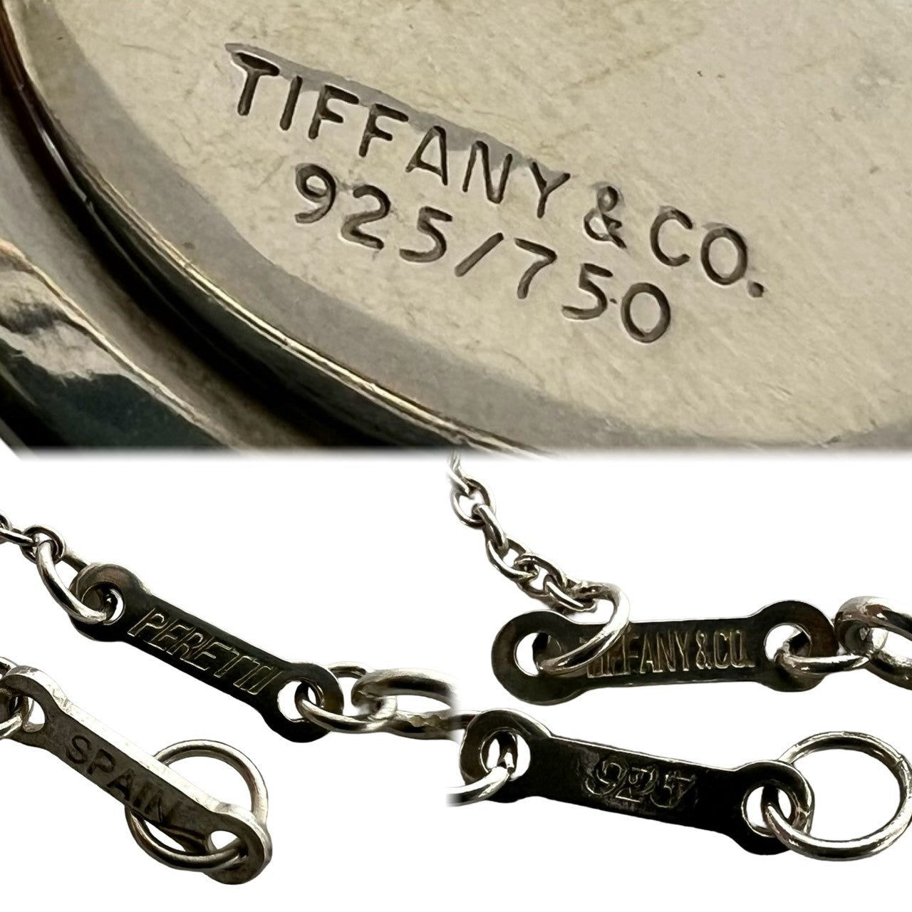 TIFFANY&Co. ティファニー (Vintage) コンビ コイン ネックレス 925 K18 750YG 3