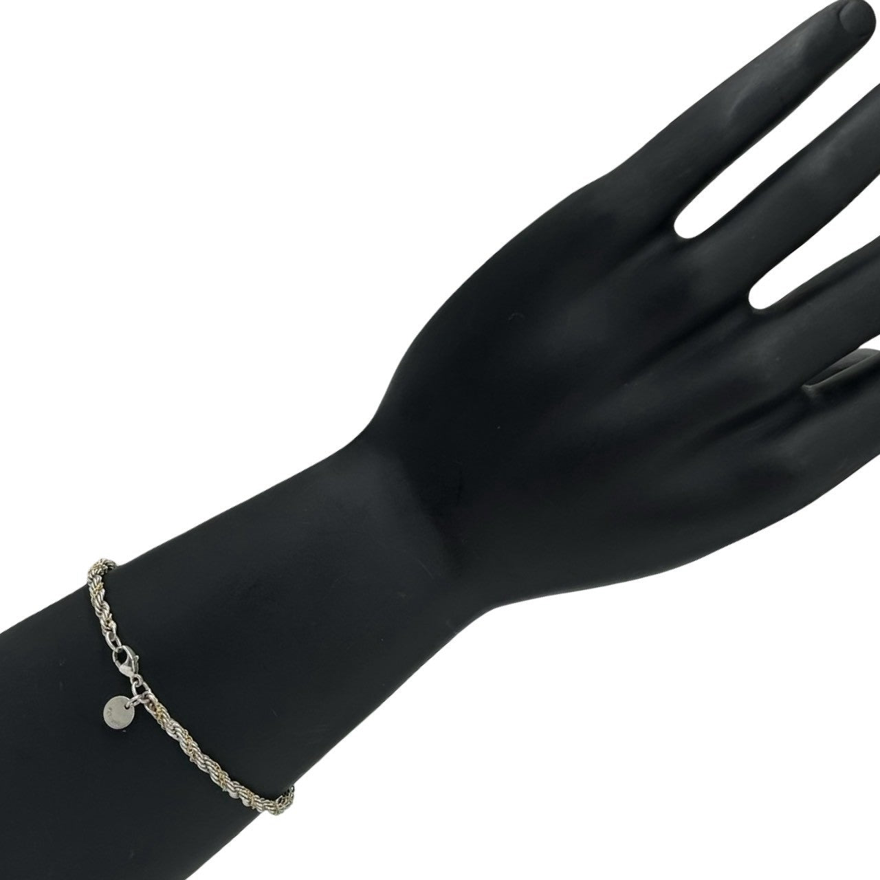 TIFFANY&Co. ティファニー (Vintage) ツイストロープ ブレスレット 925 K18 750YG 2