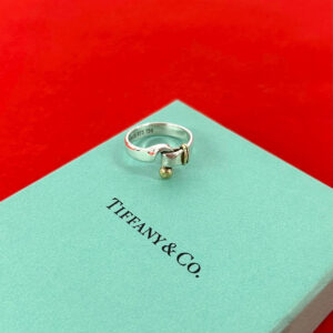 TIFFANY&Co. ティファニー ラブノット リング フック＆アイ 925 K18 750YG 指輪
