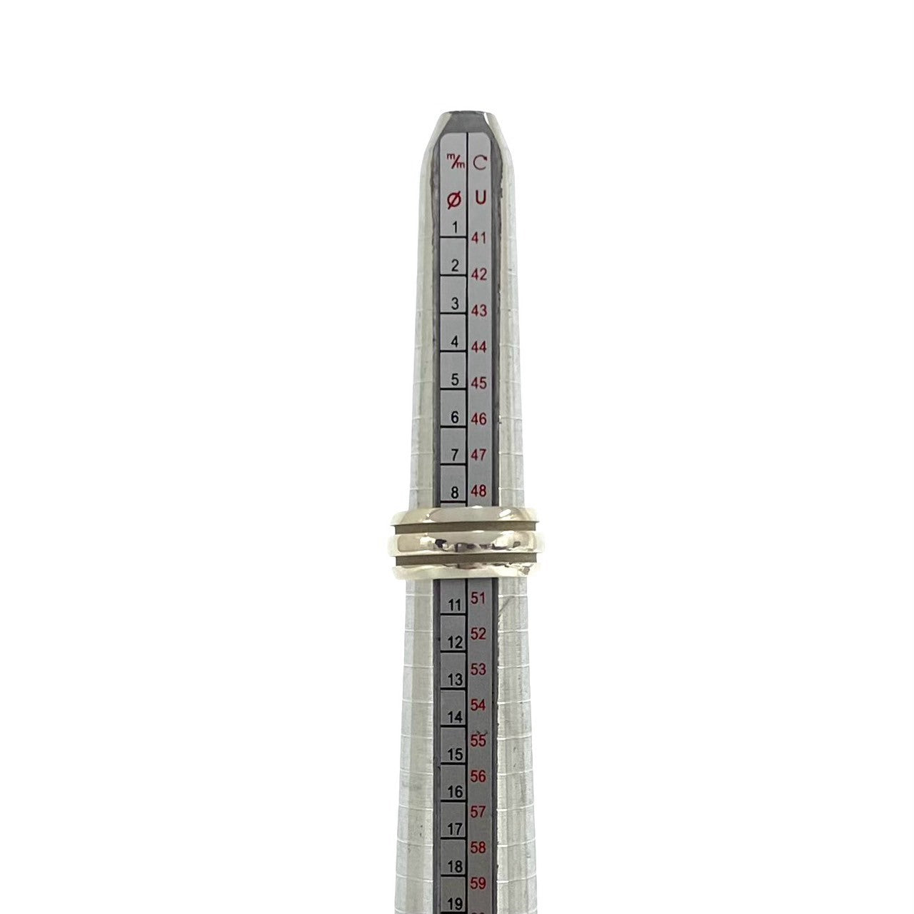 TIFFANY&Co. ティファニー (Vintage) グルーブド ダブル ライン リング 指輪 9号 7