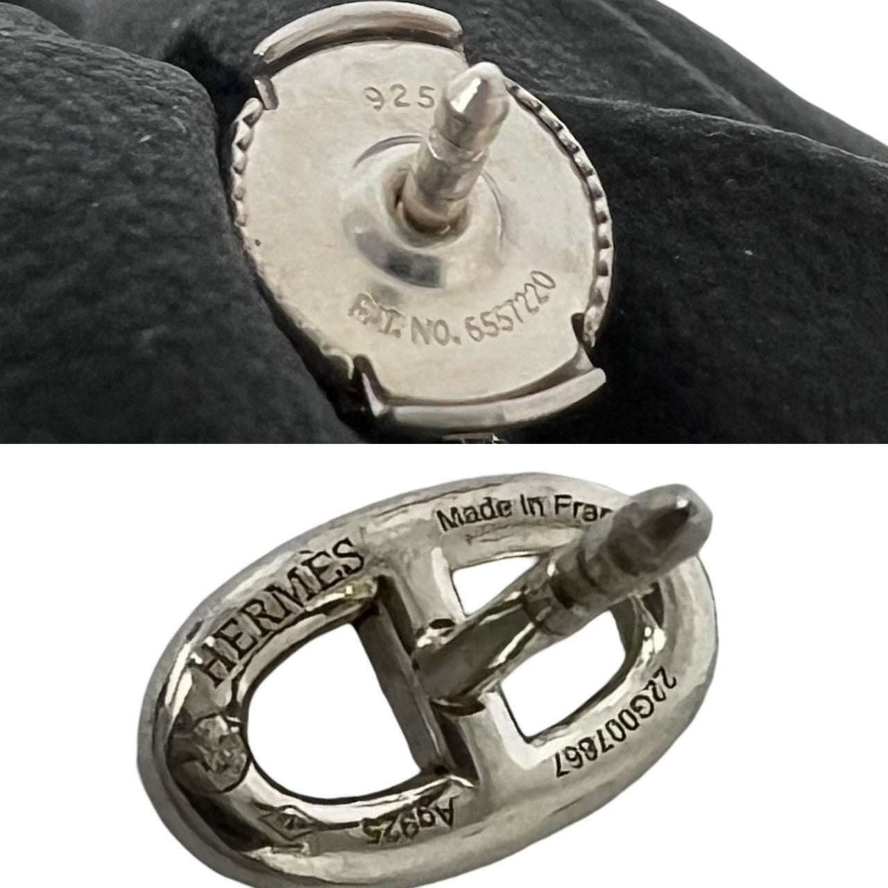 HERMES エルメス シェーヌダンクル ピアス 3
