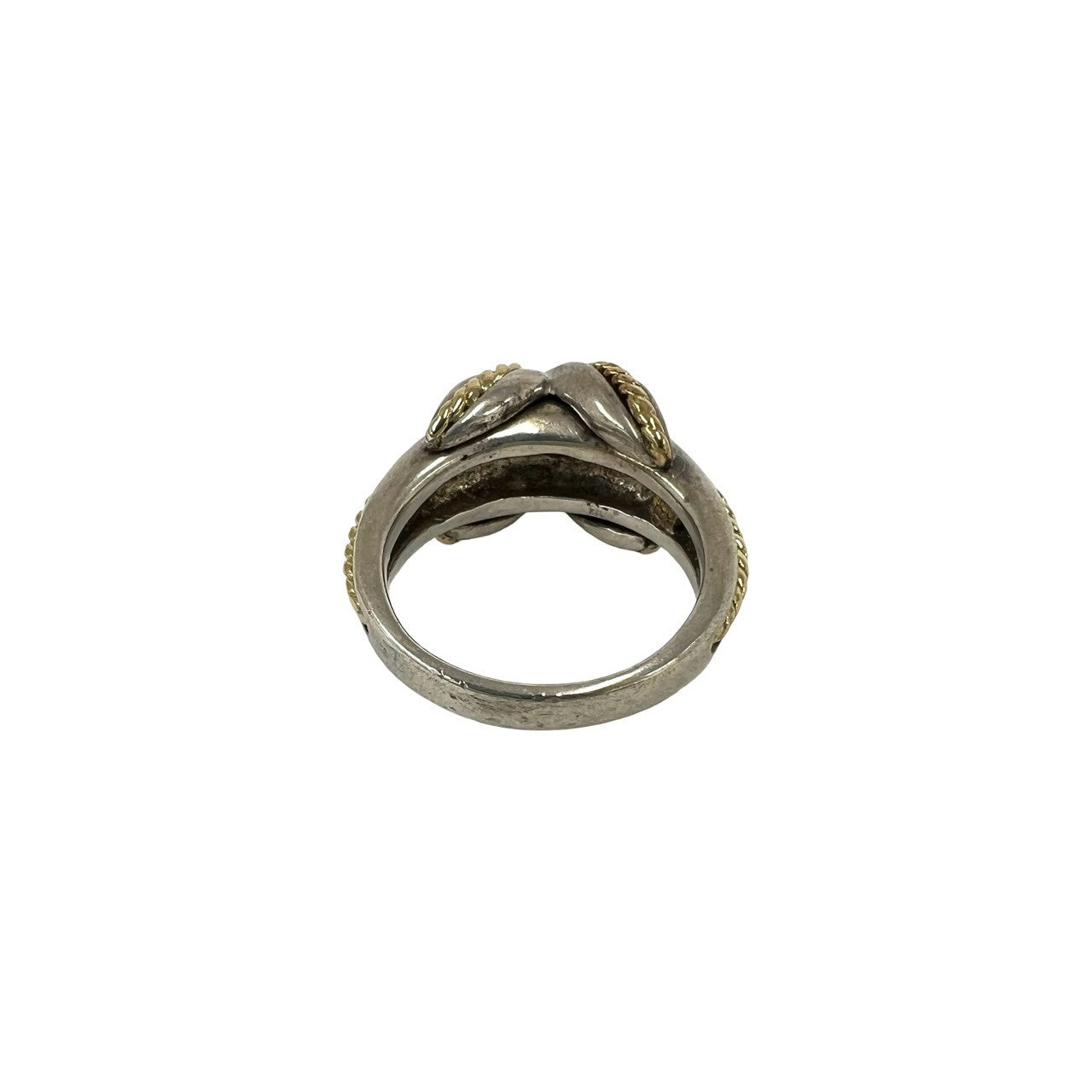 TIFFANY&Co. ティファニー (Vintage) シグネチャー クロス リング 指輪 8号 925 K18 750YG 6