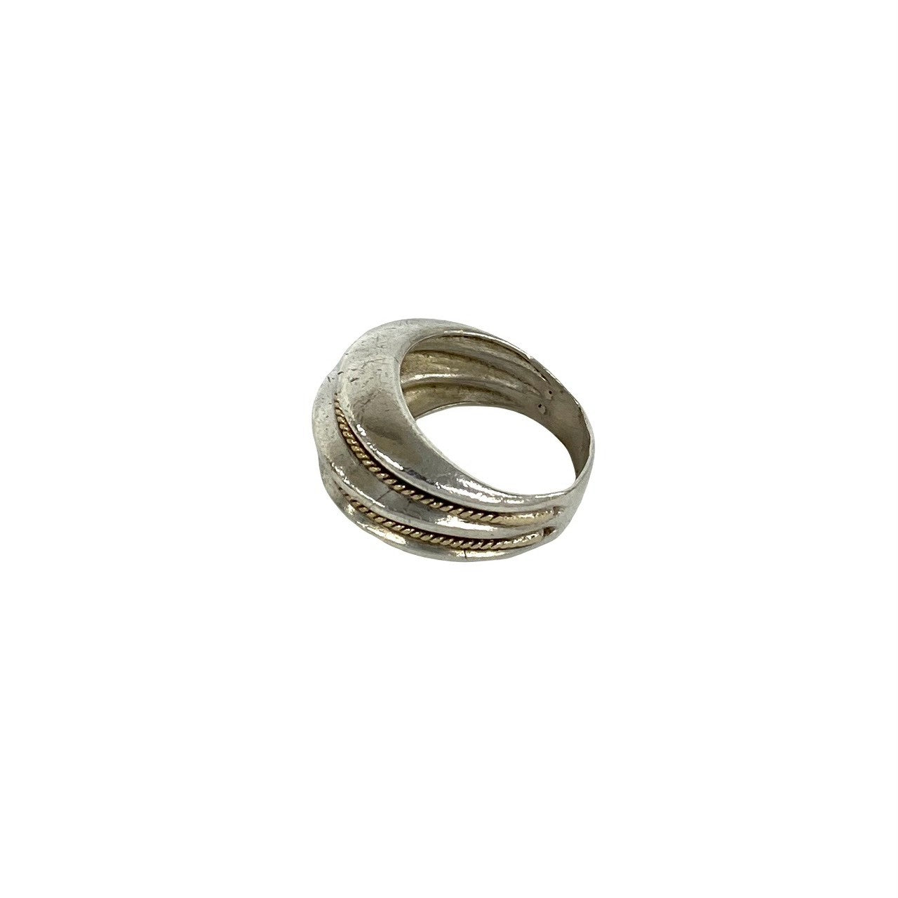 TIFFANY&Co. ティファニー (Vintage) ツイスト ダブルロープ リング 指輪 4