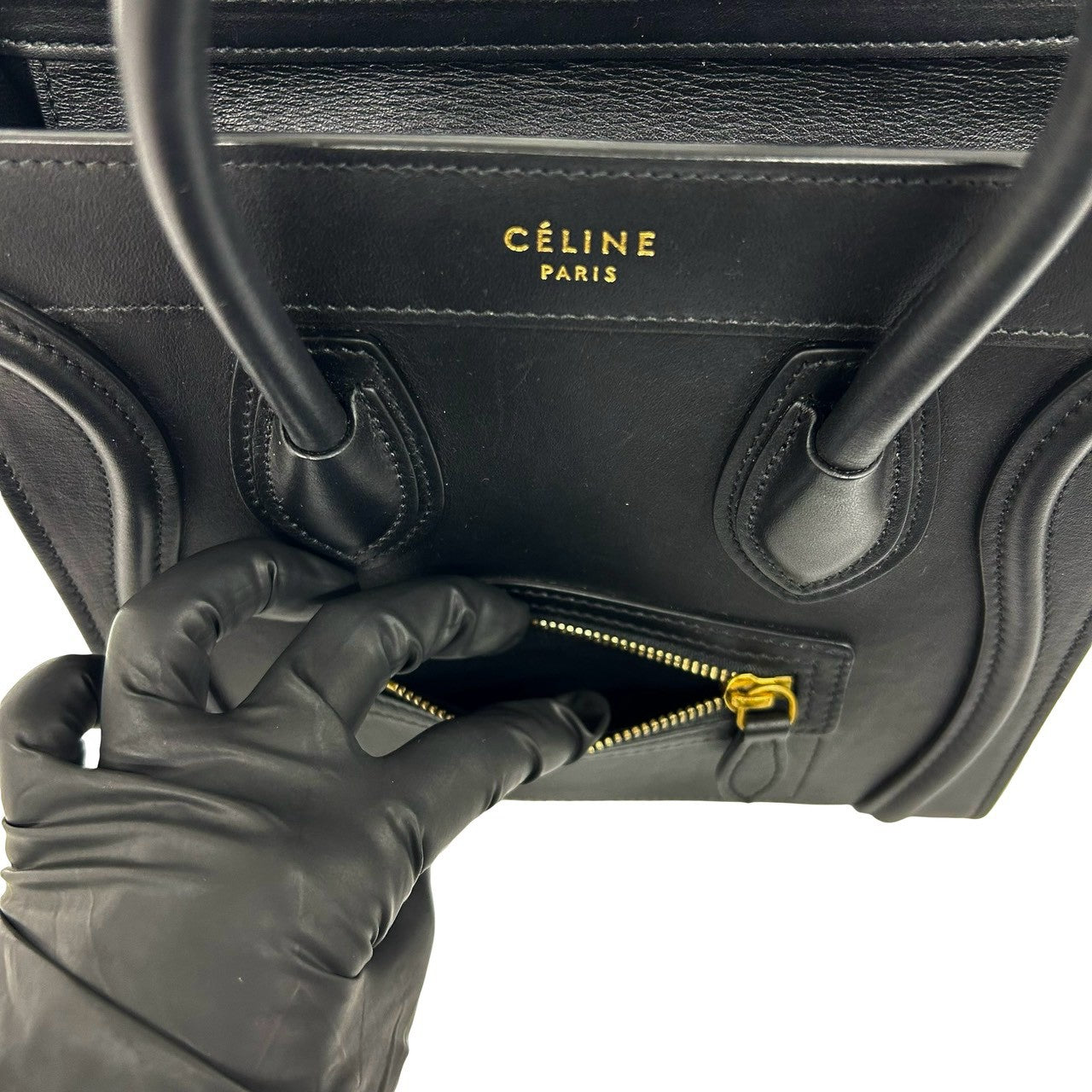 CELINE セリーヌ ラゲージ ナノ ショッパー ショルダーバッグ 10