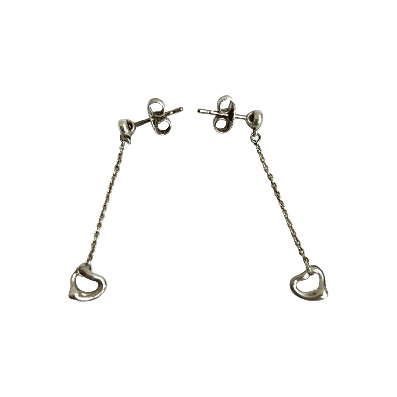 TIFFANY&Co. ティファニー オープンハート ドロップ ピアス 4