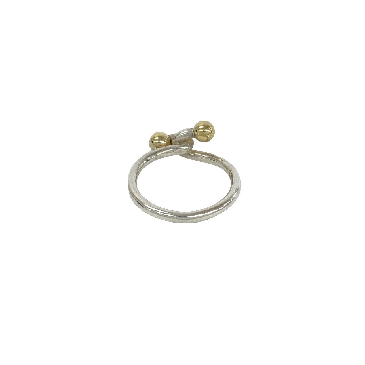 TIFFANY&Co. ティファニー (Vintage) フック&アイ リング 925 K18 750YG 指輪 6