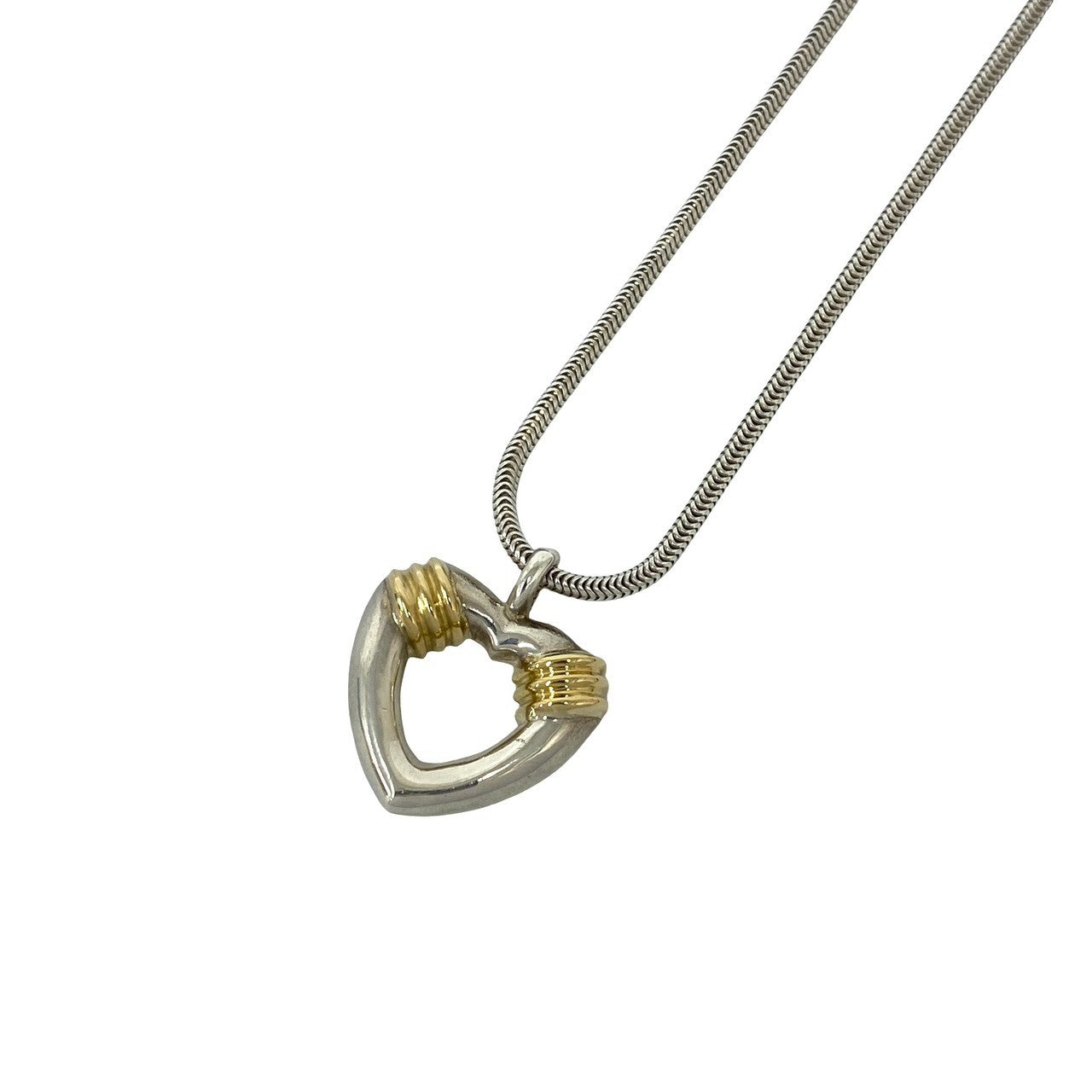 TIFFANY&Co. ティファニー ハート スネーク チェーン ネックレス 925 K18 750YG 4