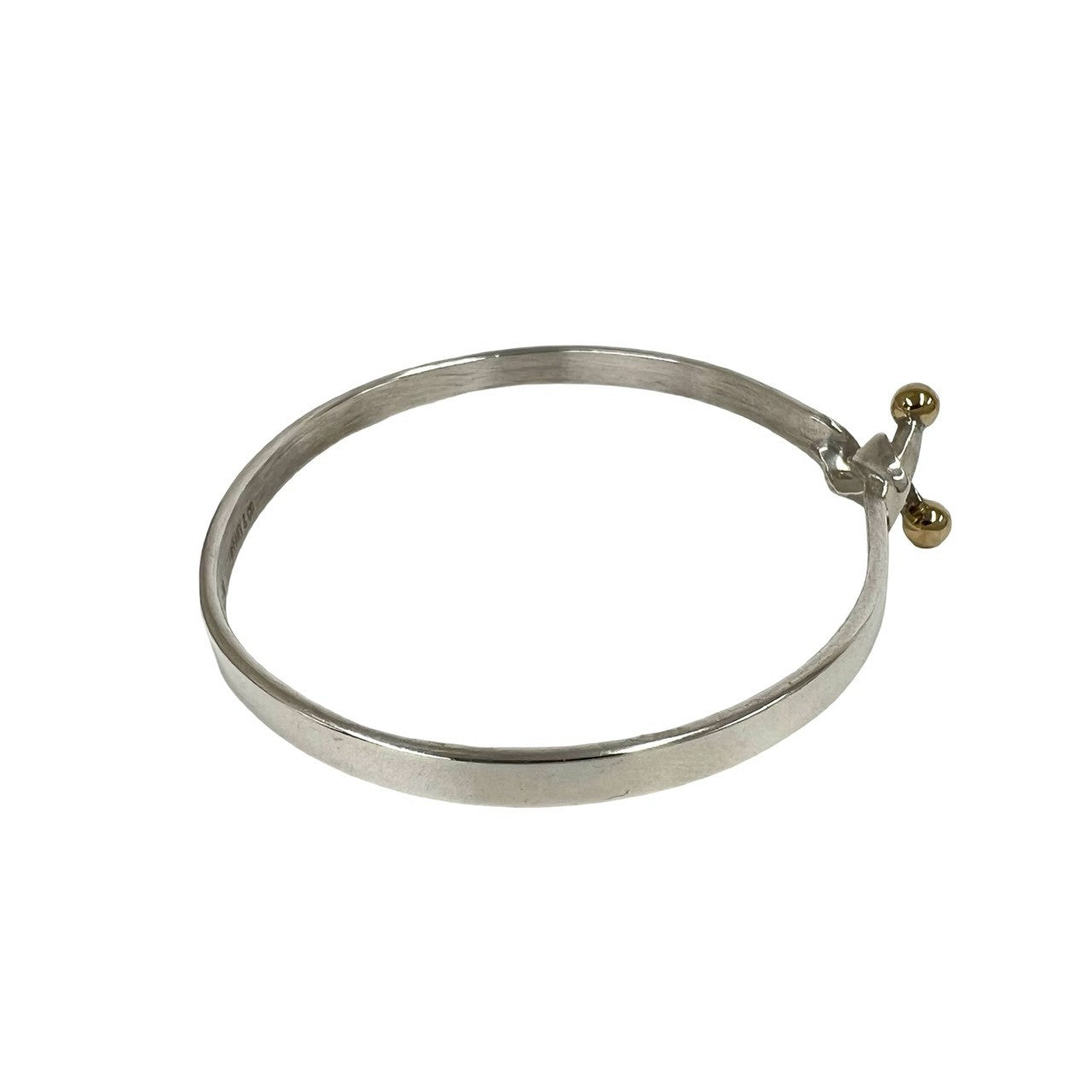 TIFFANY&Co. ティファニー (Vintage) ダブルフック バングル 925 K18 750YG 6