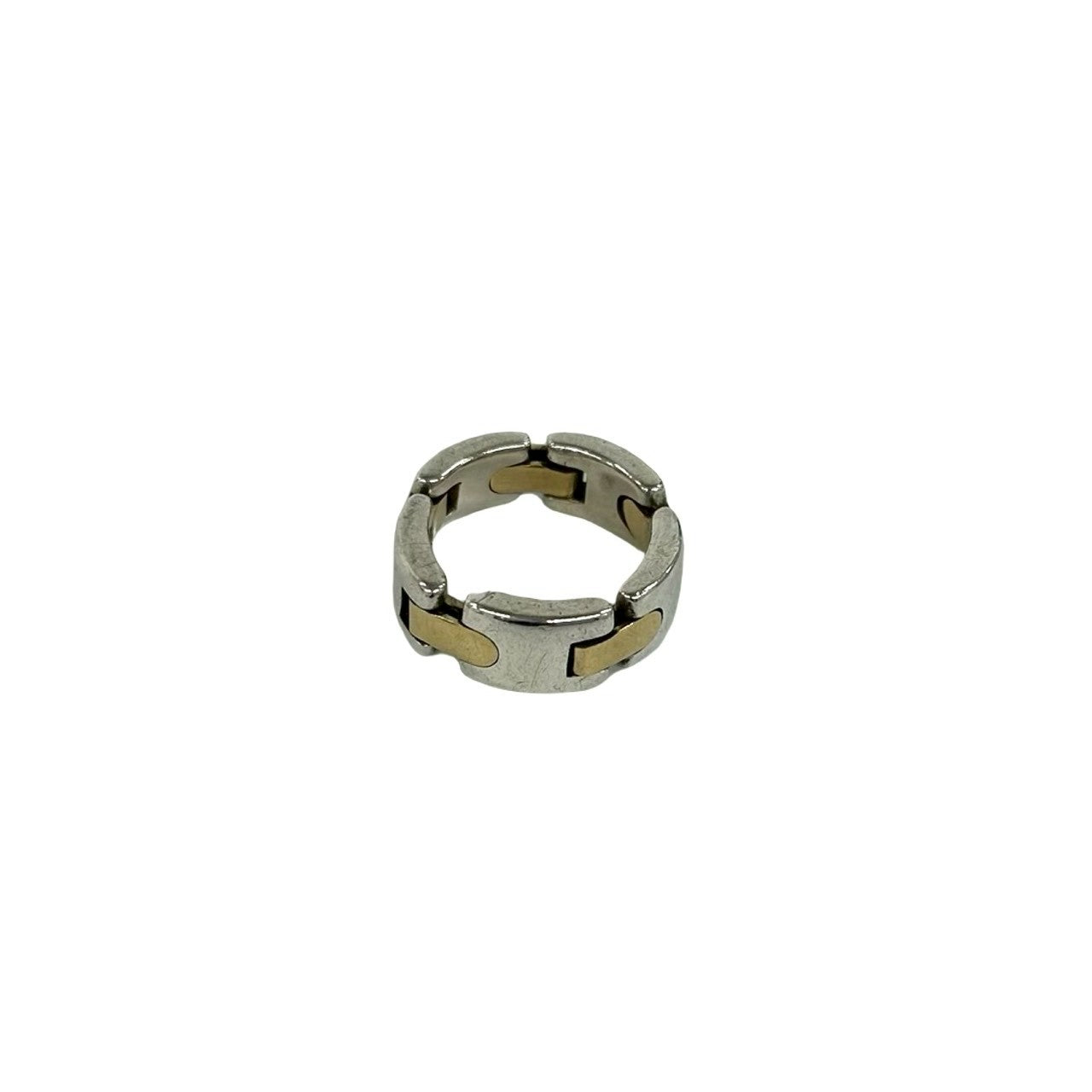 TIFFANY&Co. ティファニー (Vintage) Hリンク コンビ リング 指輪 925 K18 750 YG 7