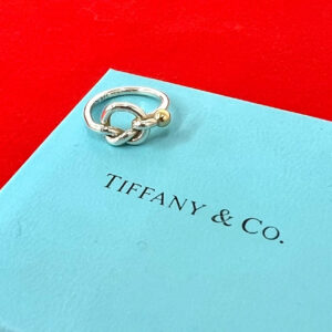 TIFFANY&Co. ティファニー (Vintage) ラブノット リング 925 K18 750YG 指輪