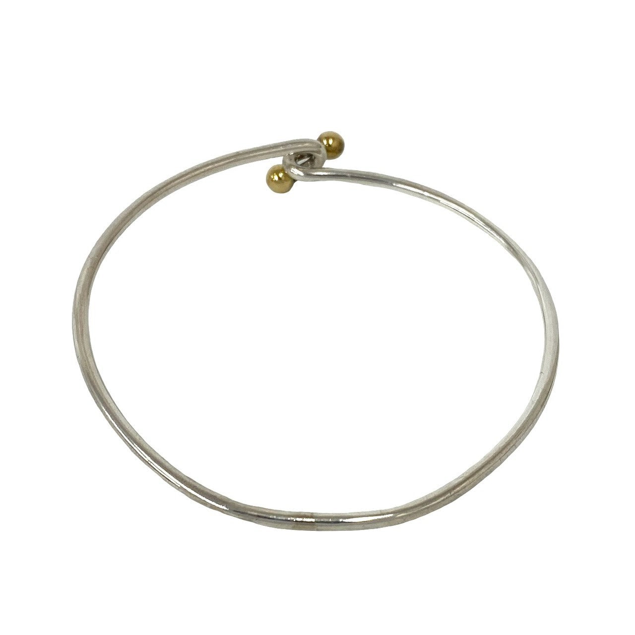 TIFFANY&Co. ティファニー (Vintage) フック&アイ バングル 925 K18 750YG 7