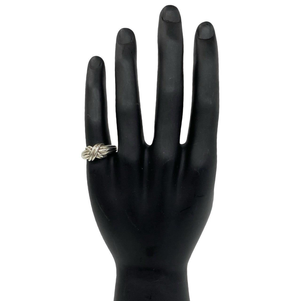 TIFFANY&Co. ティファニー (Vintage) シグネチャー クロス リング 指輪 16号 2
