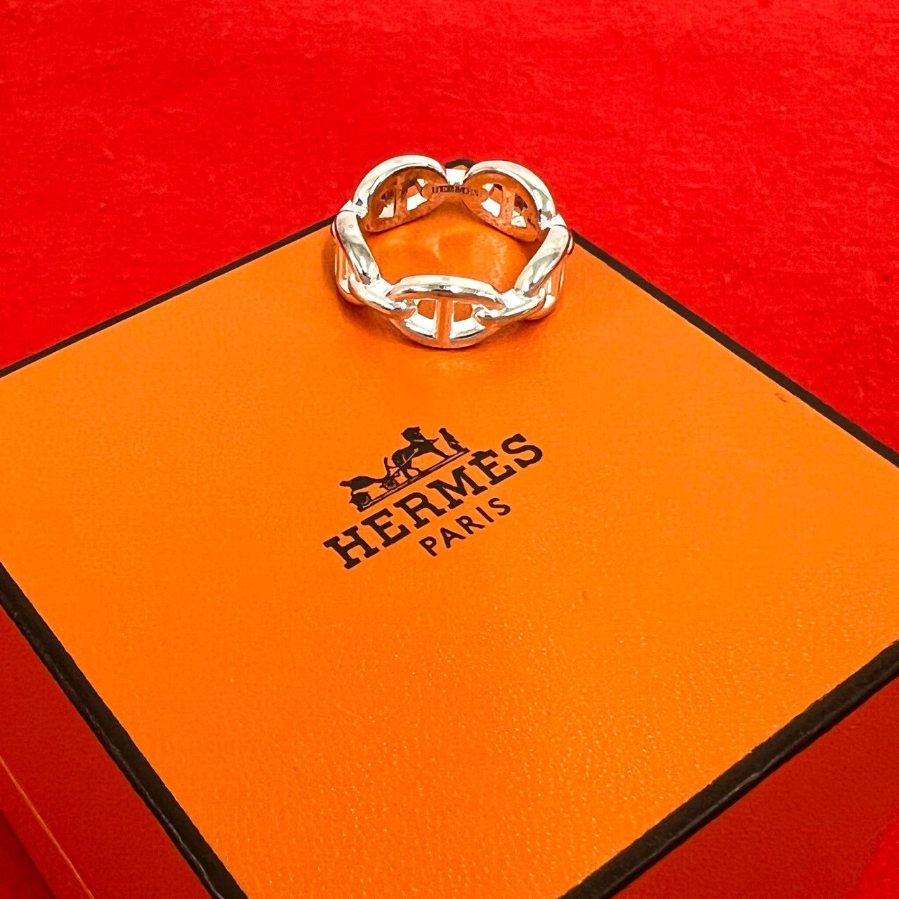 HERMES エルメス シェーヌダンクル アンシェネ リング 指輪
