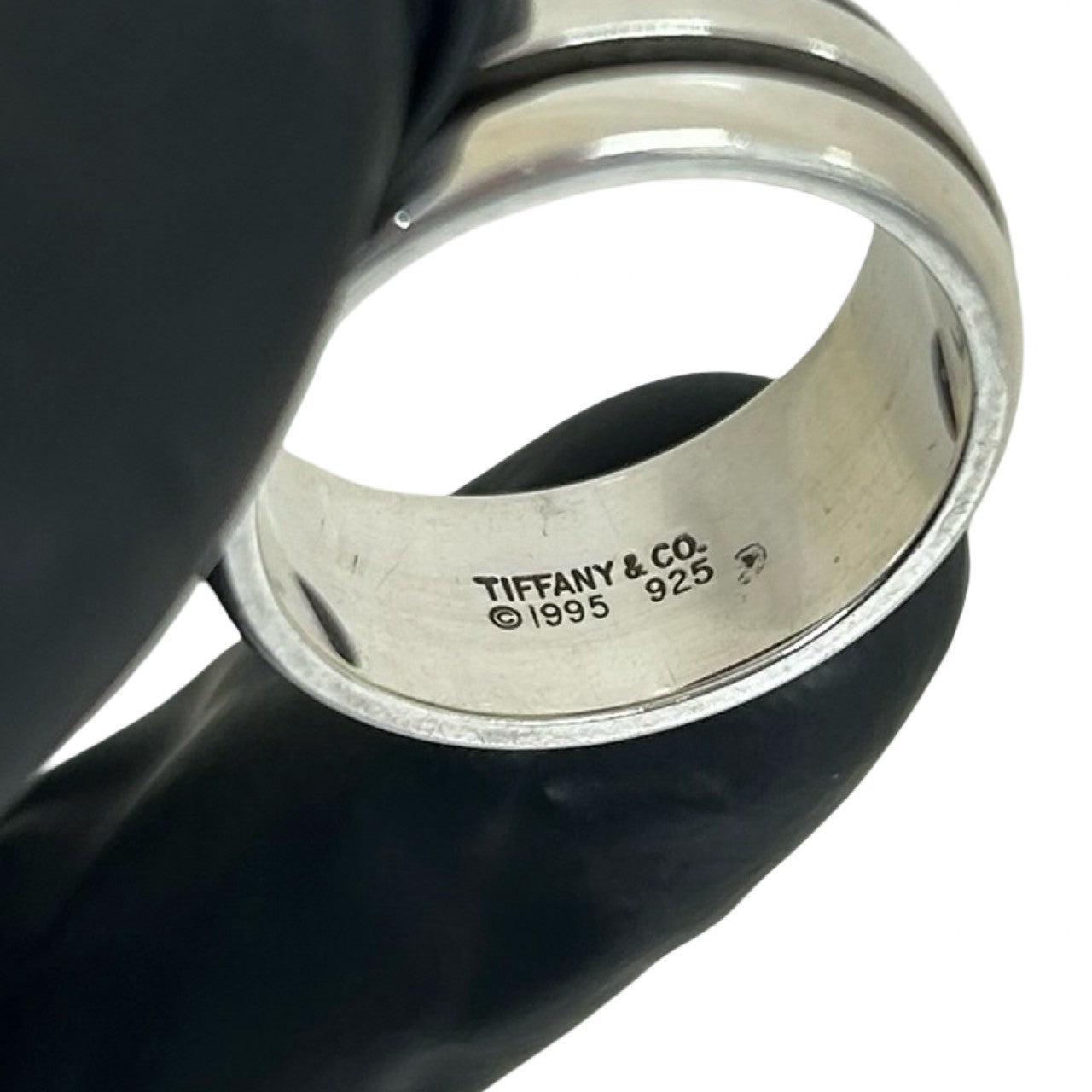 TIFFANY&Co. ティファニー (Vintage) グルーブド ダブルライン リング 指輪 3
