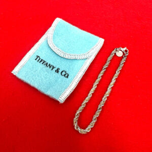TIFFANY&Co. ティファニー (Vintage) ツイスト チェーン ブレスレット 925 K18 750YG